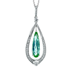 Color Pendant in 18k Gold with Diamonds