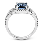 Color Ring in 18k Gold with Diamonds