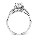 Engagement Ring in 18k Gold with Diamonds