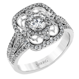 Color Ring in 18k Gold with Diamonds