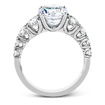 Engagement Ring in 18k Gold with Diamonds