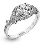 Engagement Ring in 18k Gold with Diamonds
