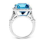 Color Ring in 18k Gold with Diamonds