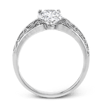 Engagement Ring in 18k Gold with Diamonds