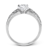 Engagement Ring in 18k Gold with Diamonds