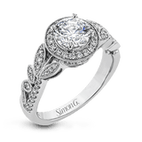 Engagement Ring in 18k Gold with Diamonds