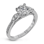 Engagement Ring in 18k Gold with Diamonds