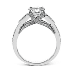 Engagement Ring in 18k Gold with Diamonds