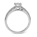 Engagement Ring in 18k Gold with Diamonds