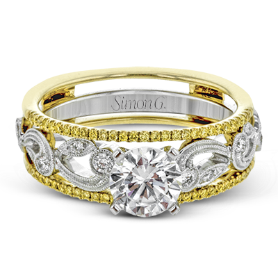 Wedding Set in 18k Gold with Diamonds