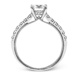 Engagement Ring in 18k Gold with Diamonds