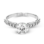 Engagement Ring in 18k Gold with Diamonds