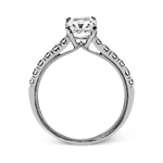 Engagement Ring in 18k Gold with Diamonds