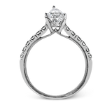Engagement Ring in 18k Gold with Diamonds