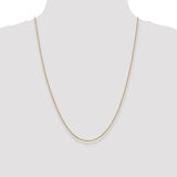 14k .95mm Twisted Box Chain