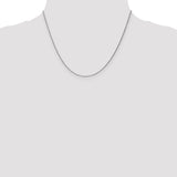 14k WG 1.15mm D/C Machine-made Rope Chain