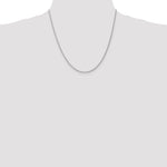 14k White Gold 1.5mm Solid Rope Chain