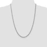 14k White Gold 3.75mm Concave Anchor Chain
