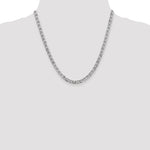 14k White Gold 4.5mm Concave Anchor Chain