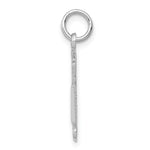 14k White Gold RN Registered Nurse Charm