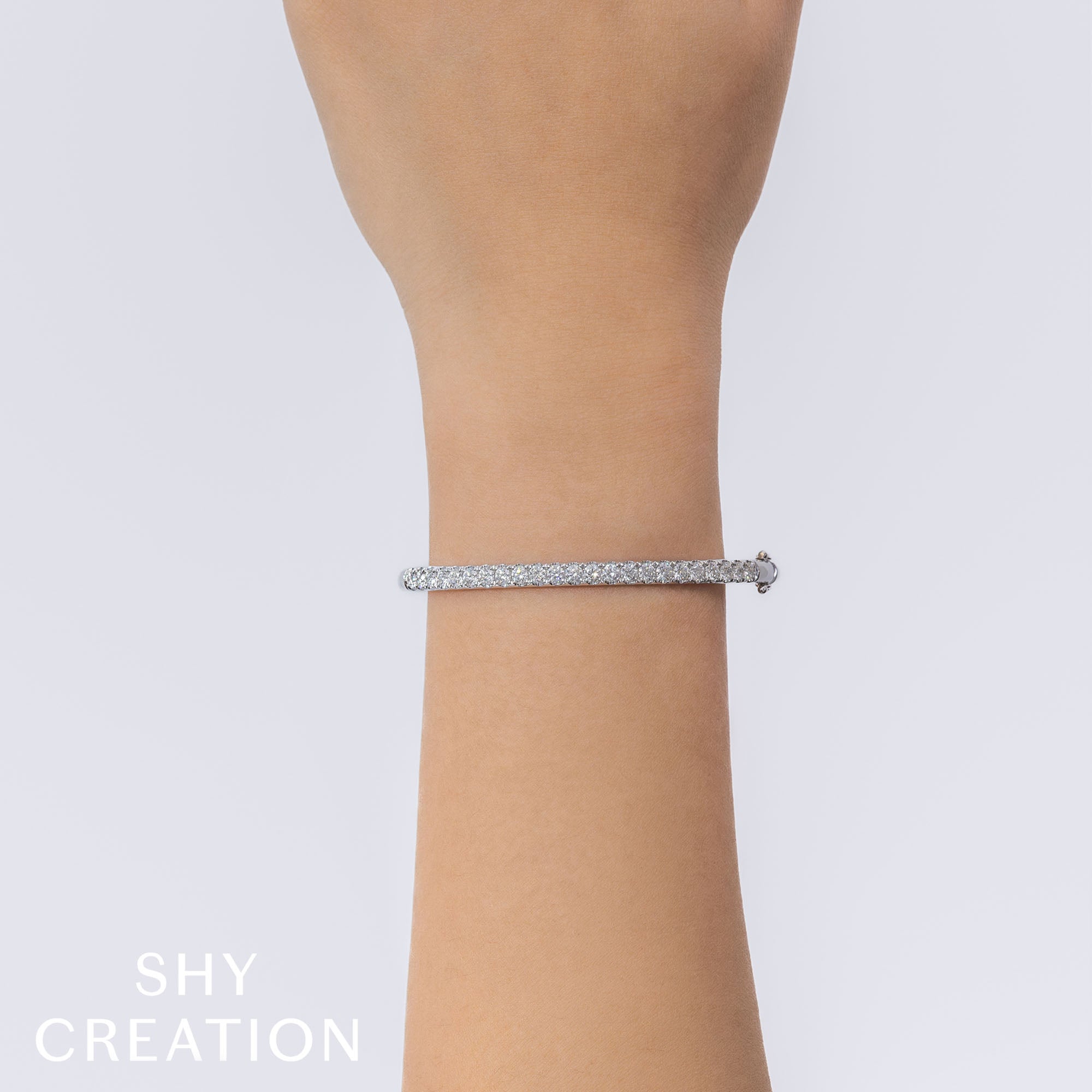 2.00CT 14K Y/G DIAMOND BANGLE