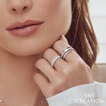 0.55CT 14K W/G DIAMOND BAGUETTE LADYS BAND