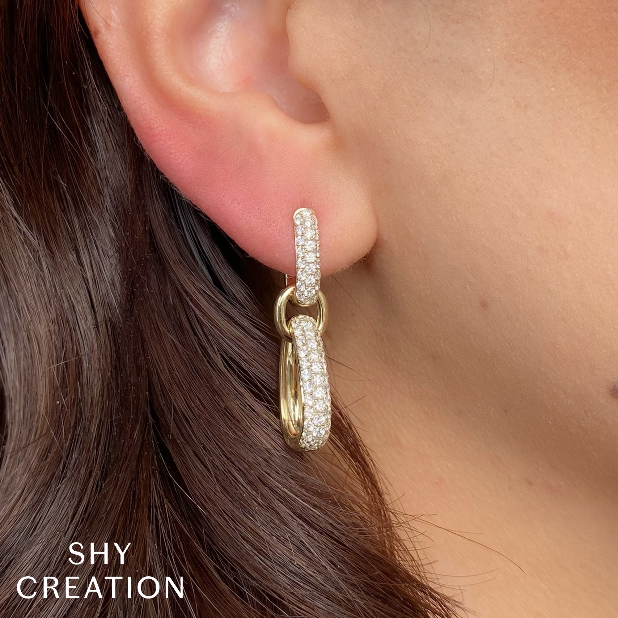 1.45CT 14K W/G DIAMOND EARRING