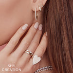 0.38CT 14K Y/G DIAMOND LADYS BAND