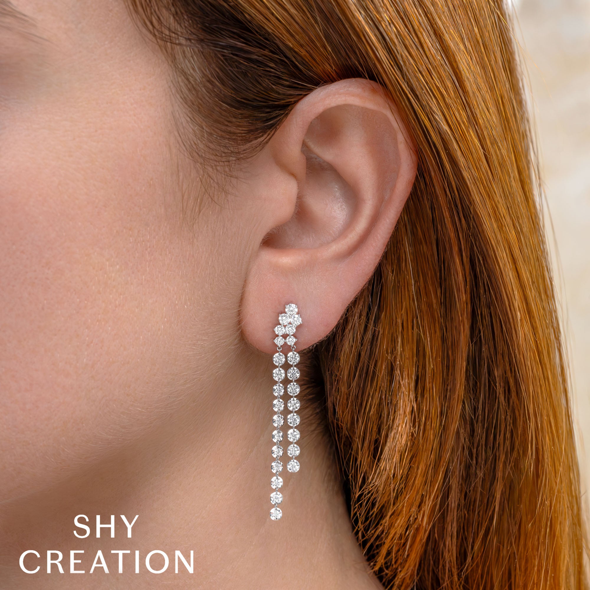 1.49CT 14K W/G DIAMOND EARRING