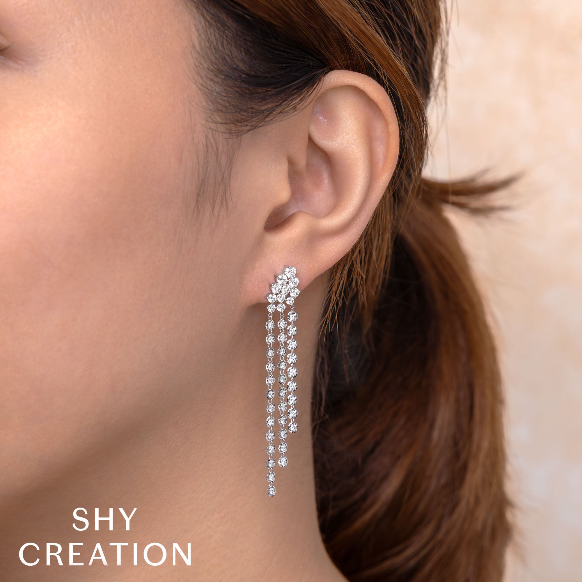 2.36CT 14K W/G DIAMOND EARRING