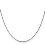 14k White Gold .9mm Franco Chain