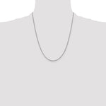 14k White Gold .9mm Franco Chain