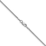 14k White Gold .9mm Franco Chain