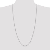 14k White Gold .9mm Franco Chain