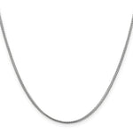 14k White Gold 1.0mm Franco Chain
