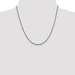 14k White Gold 1.4mm Franco Chain