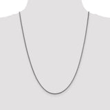 14k White Gold 1.4mm Franco Chain