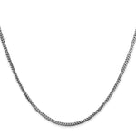 14k White Gold 1.5mm Franco Chain