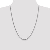 14k White Gold 1.5mm Franco Chain