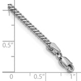 14k White Gold 1.5mm Franco Chain