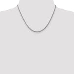 14k White Gold 2.0mm Franco Chain