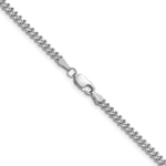14k White Gold 2.0mm Franco Chain
