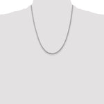 14k White Gold 2.0mm Franco Chain