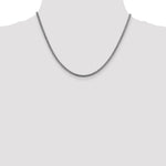 14k White Gold 2.3mm Franco Chain