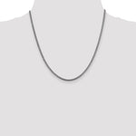 14k White Gold 2.3mm Franco Chain