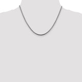 14k White Gold 2.5mm Franco Chain