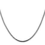 14k White Gold 2.5mm Franco Chain