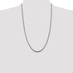 14k White Gold 2.5mm Franco Chain