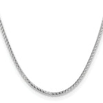 14k White Gold 3mm Franco Chain