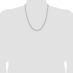 14k White Gold 3mm Franco Chain